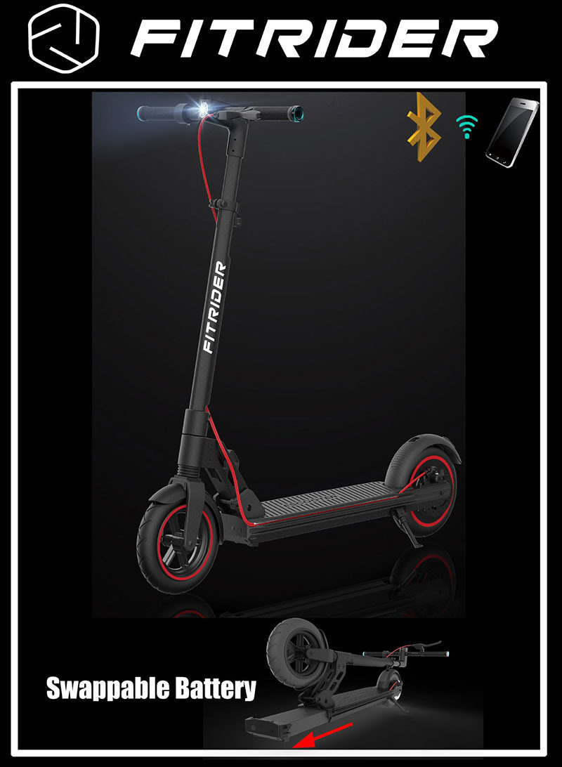 chinese scooter fitrider t2 model with quick released battery