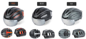 New designed Bicycle Helmet with Goggle and LED light
