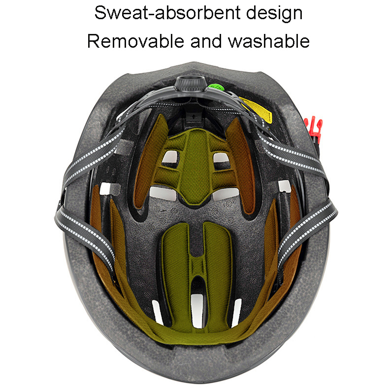 Bike Helmet with Goggle and LED light