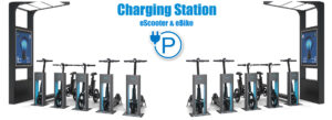 charging station of escooter and ebike